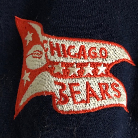 Vintage inspired Chicago Bears bomber jacket - Picture 3 of 4